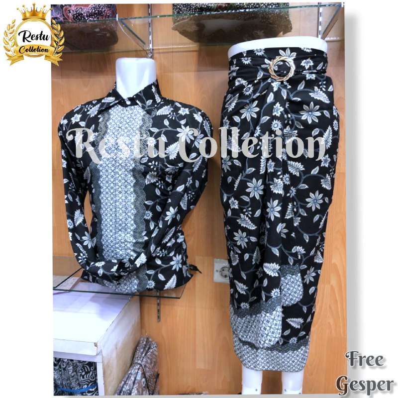 COD Stelan Couple Kemeja Pria Dan Rok Lilit Batik Wanita Motif Bugenfil Hitam Cocok Untuk Acara Nikahan Kondangan Tunangan Wisuda Perpisahan Reonian Ulang Tahun Aniversery Bahan Premium By Restu Colletion Bestseller