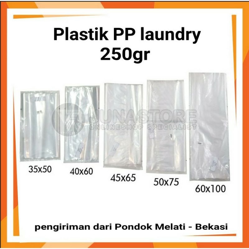 NEW Plastik PP Laundry 250gr Multifungsi Transparan Dw108