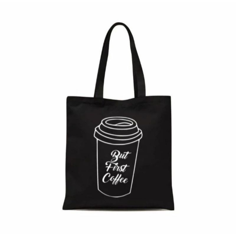 Tote Bag Kanvas Resleting