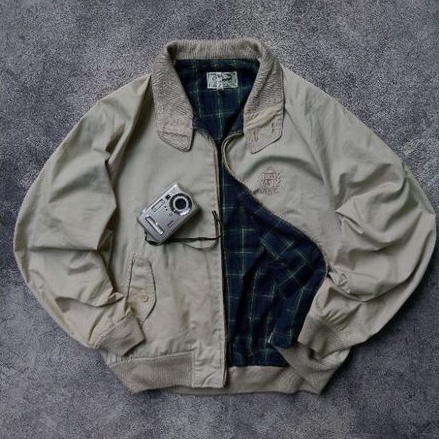 VTG CROCODILE TARTAN JAKET