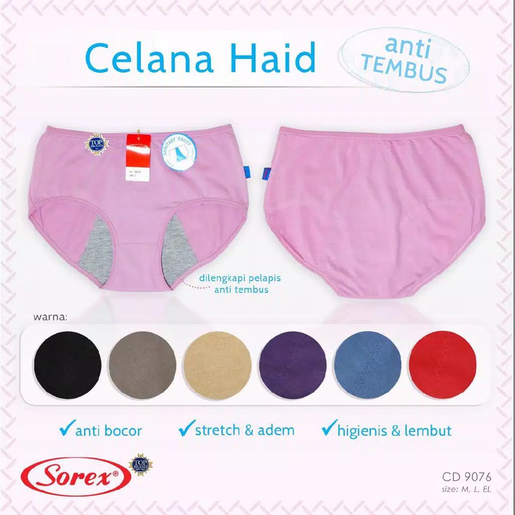 SOREX 1pcs Celana Dalam NIFAS Haid Menstruasi (Anti Bocor)