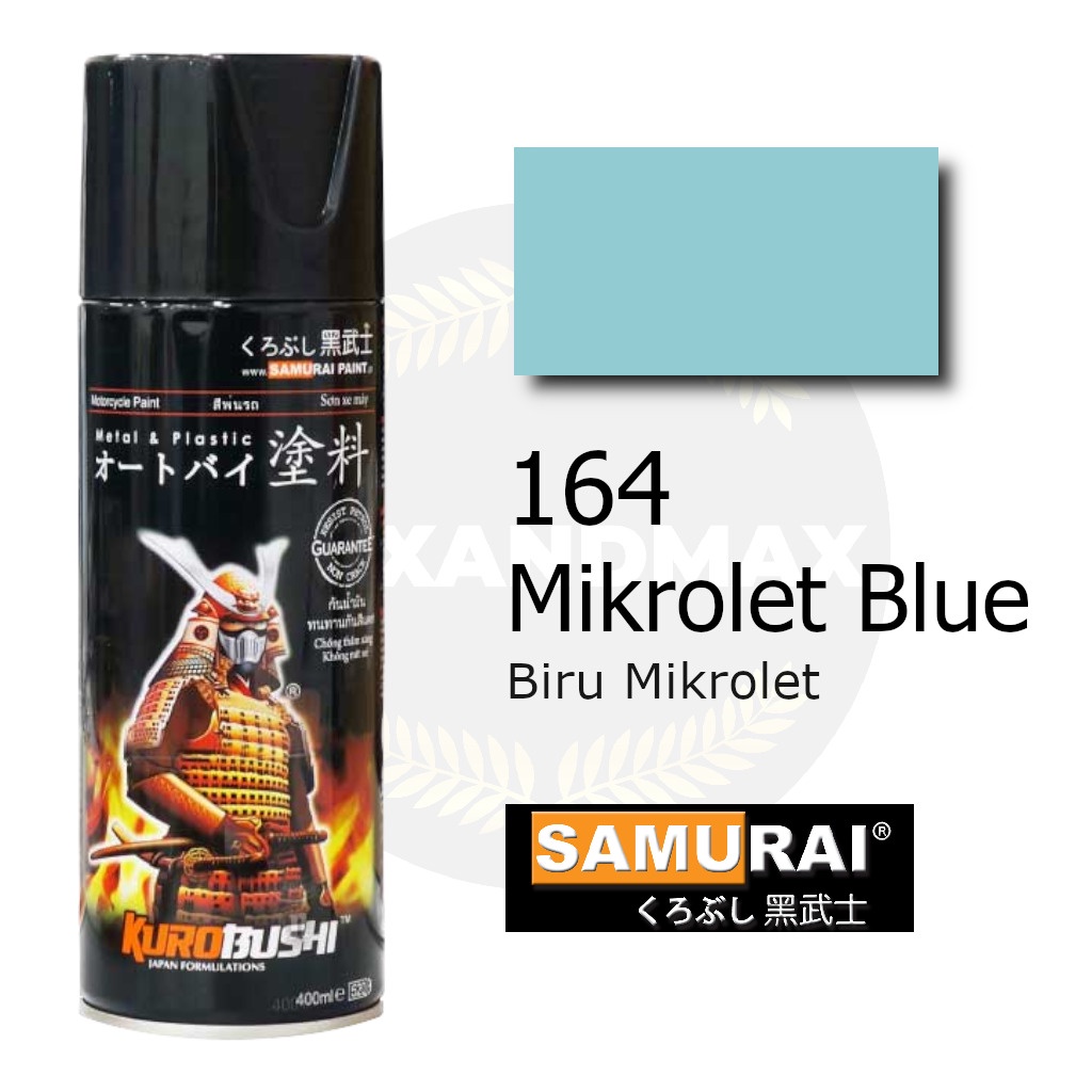 Samurai Paint Mikrolet Blue 164 Biru Muda 400 ml - Cat Semprot