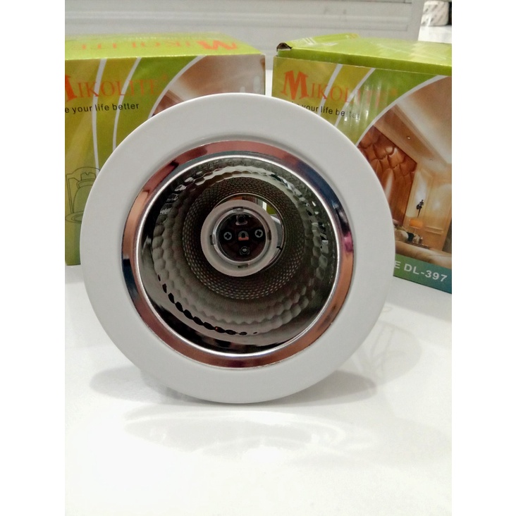 DOWNLIGHT - FITTINGAN MIKOLITE 3.5 INS PUTIH