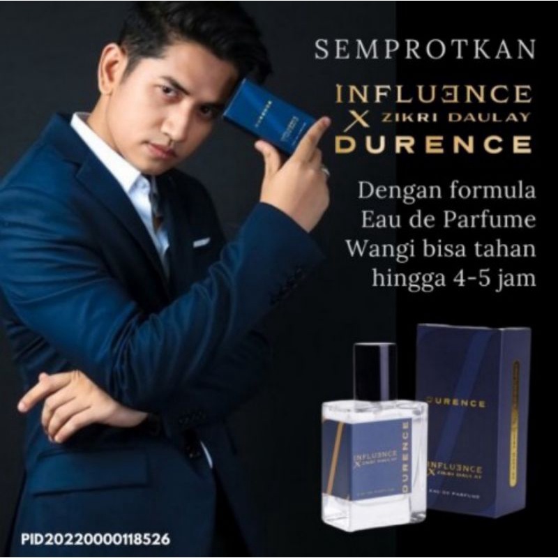 DURENCE PARFUME parfum durence influence x Zikri Daulay original aroma tahan lama