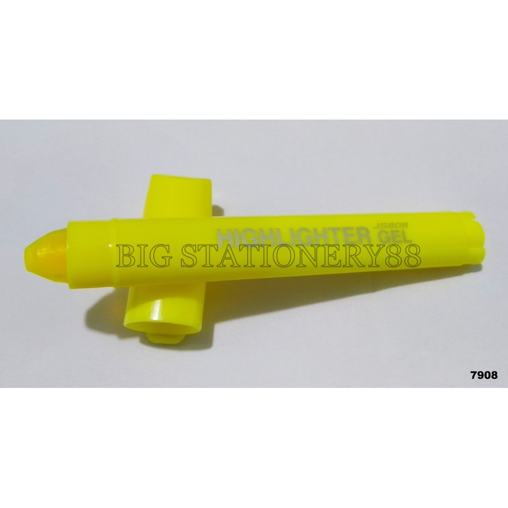 STABILO HIGHLIGHTER SOLID JOSS GEL JS-808 WARNA KUNING (1X10)