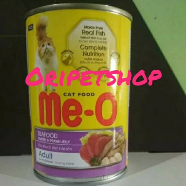 Meo ME-O Kaleng 400gr Wet Food Makanan Basah Kucing KALENG TERMURAH