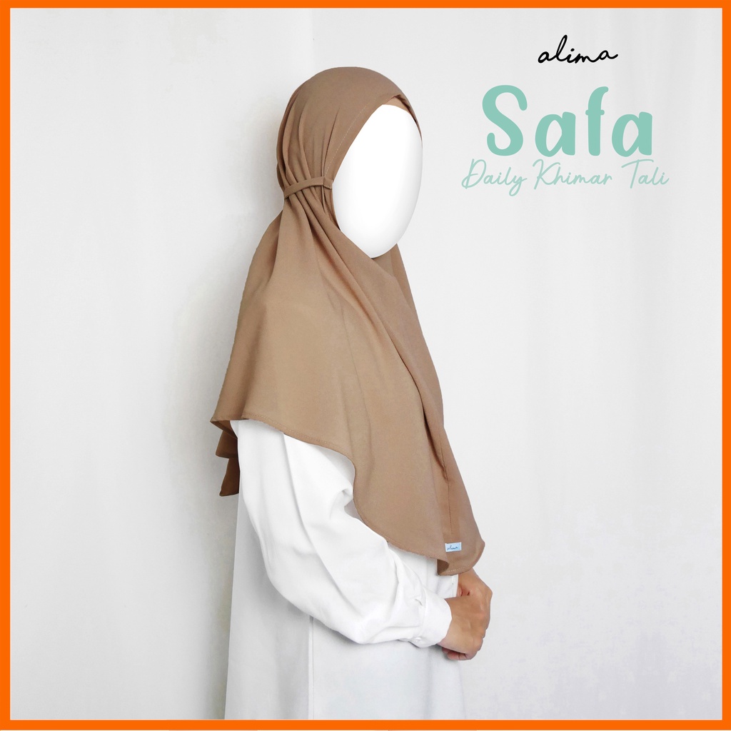 Bergo Maryam Safa Daily Khimar Tali by Alima Indonesia