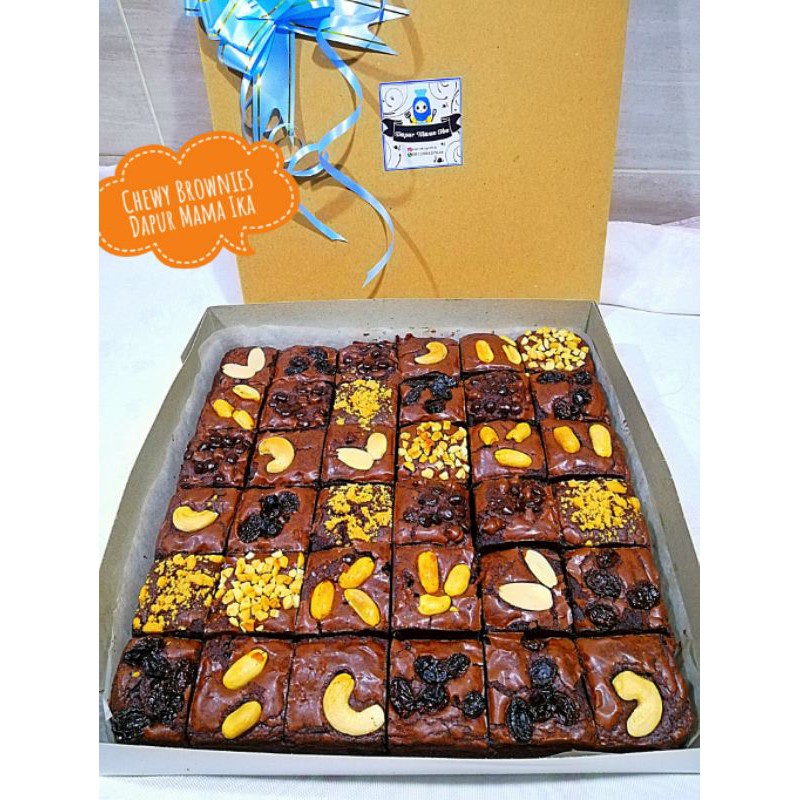 

Brownies Potong ukuran 20 X 20 cm