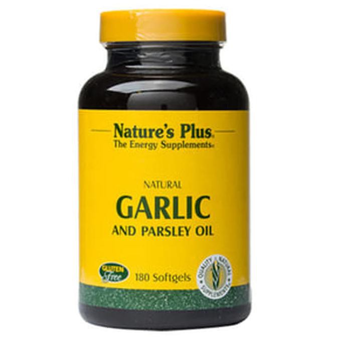 PROMO Nature's Plus Garlic and Parsley Oil 180 Softgels
