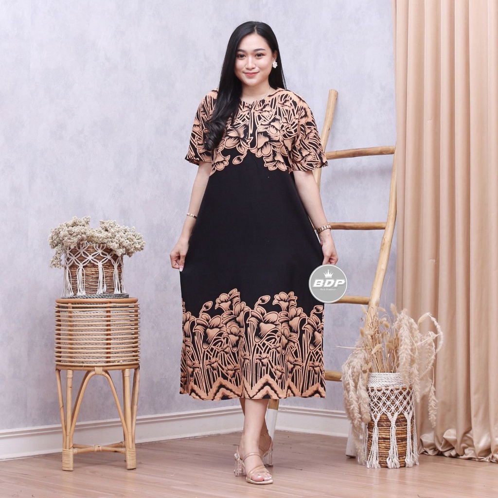 TERBARU | DASTER LOWO JUMBO | DASTER KAFTAN LD 120 | DASTER BUSUI RESLETING DEPAN | DASTER WANITA KEKINIAN-jihan hitam