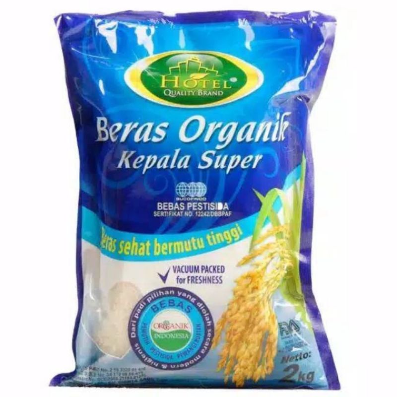 

Hotel beras organik 2 kg