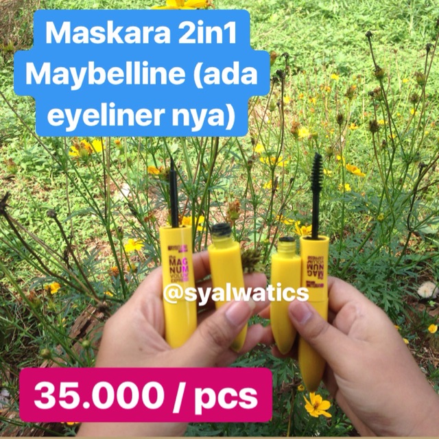 Maskara 2in1 Maybelline (maskara + eyeliner)