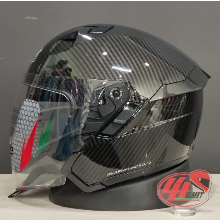 Jual RSV SV300 CARBON GRAPHIC HELM HALF FACE Shopee Indonesia