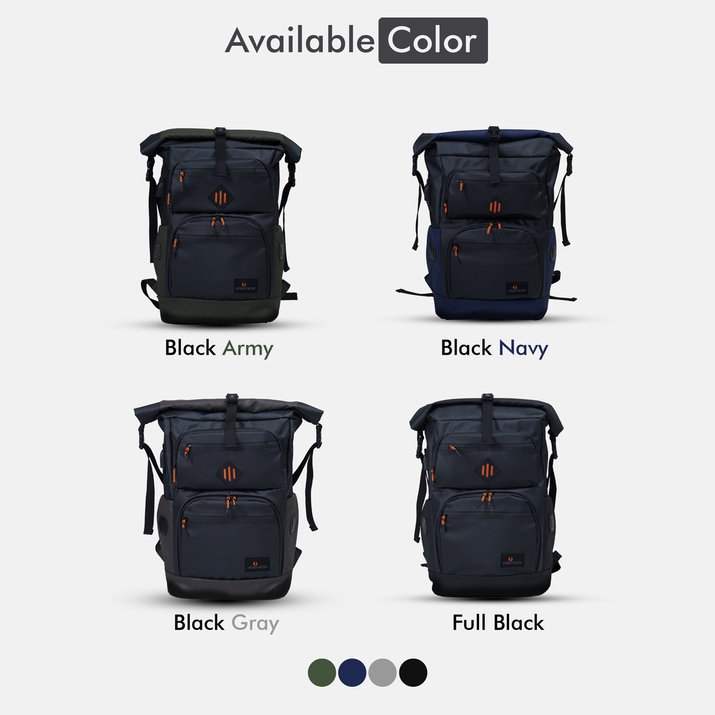 Aileron Series | Tas Ransel Laptop Punggung Ori Bag Pria Wanita Backpack Gunung | Urban Factor FORIND