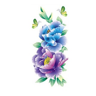 Stiker Tato  Sementara Motif  Totem Bunga Mawar  Sexy Anti 