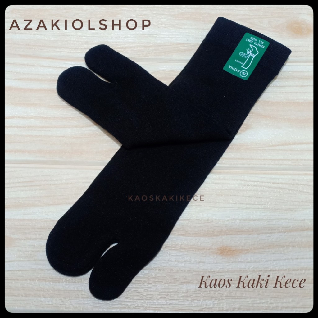 Kaos Kaki Jempol Muslimah Hitam