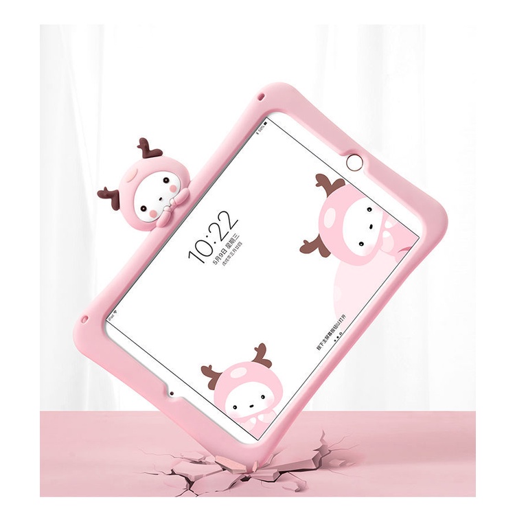 Casing Soft Case Silikon Motif Kartun Untuk Apple Ipad Air 123 / mini6