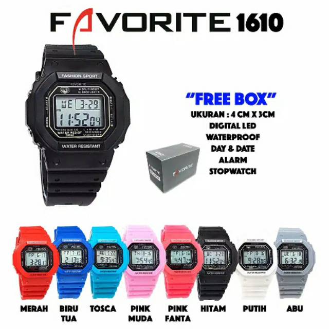 jam tangan favorite 1610 doff