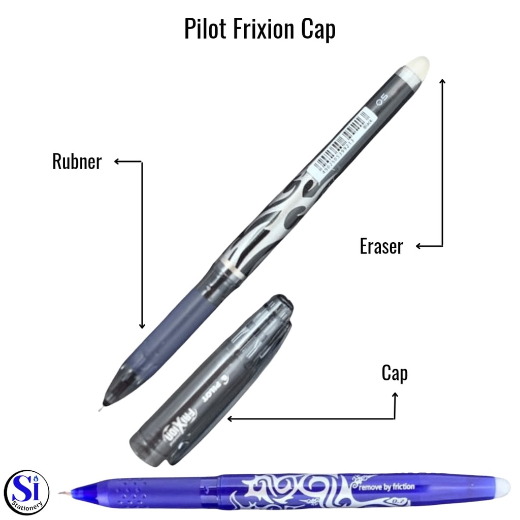 

Pulpen Pilot Frixion Cap 0.5mm, 0.7mm/Pulpen Bisa Dihapus Pilot Frixion