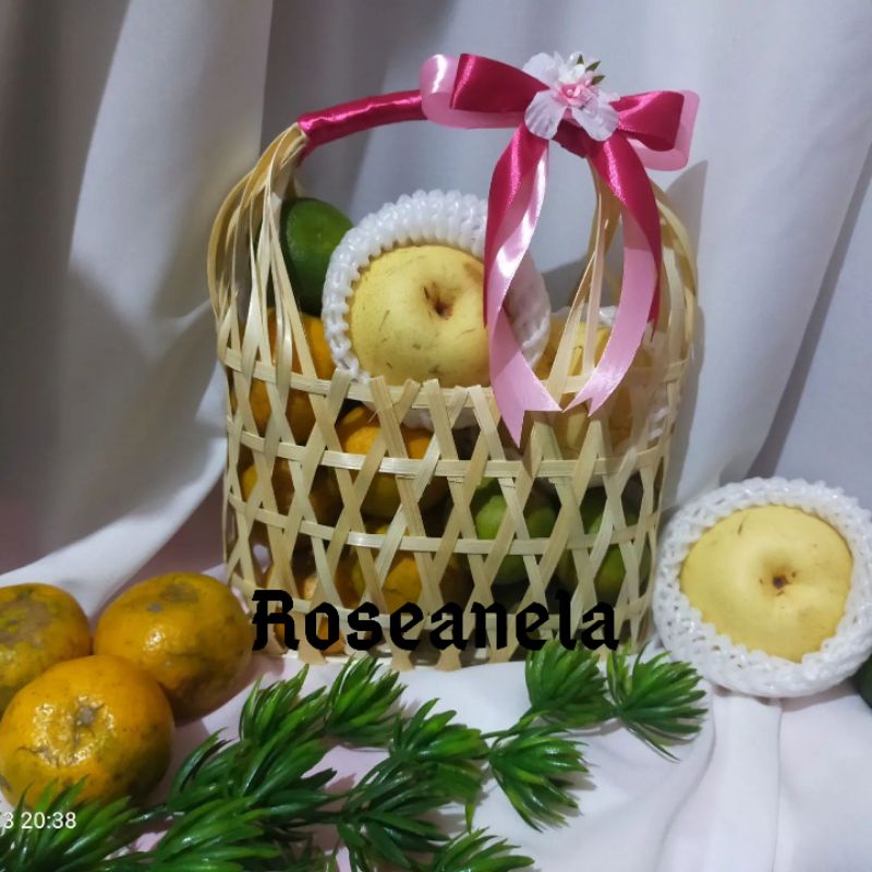 Keranjang Bambu Keranjang Snack Tas Hampers Bambu Termurah