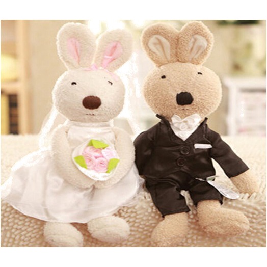 Boneka kelinci le sucre/ boneka couple 45 cm