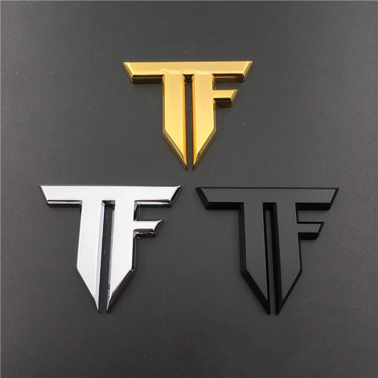 1pc Stiker Emblem Logo Transformers 3D TF Bahan Metal Untuk Mobil / Truk