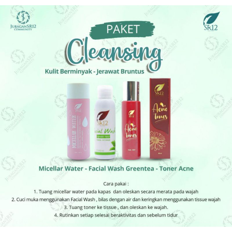 Paket Cleansing | Double Cleansing SR12