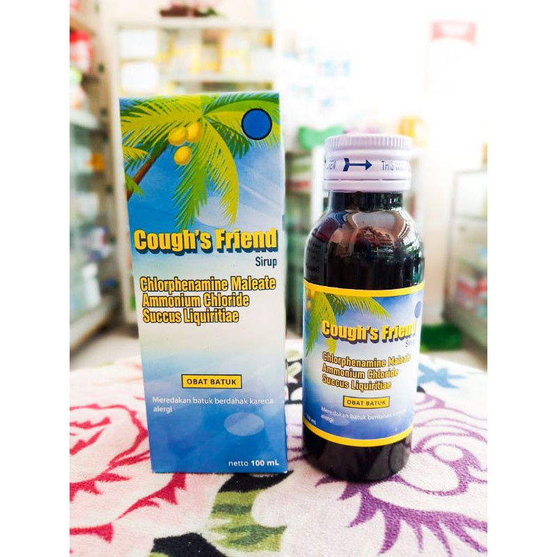 COUGH FRIEND / OBAT BATUK CAP POHON KELAPA / OBAT BATUK FLU BATUK PILEK DEMAM