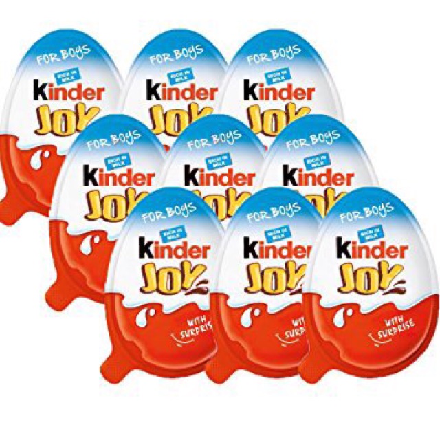 Kinderjoy For Boys dan Girls Coklat dengan Isi Mainan 20gr Kinder Joy Cokelat Egg Chocolate