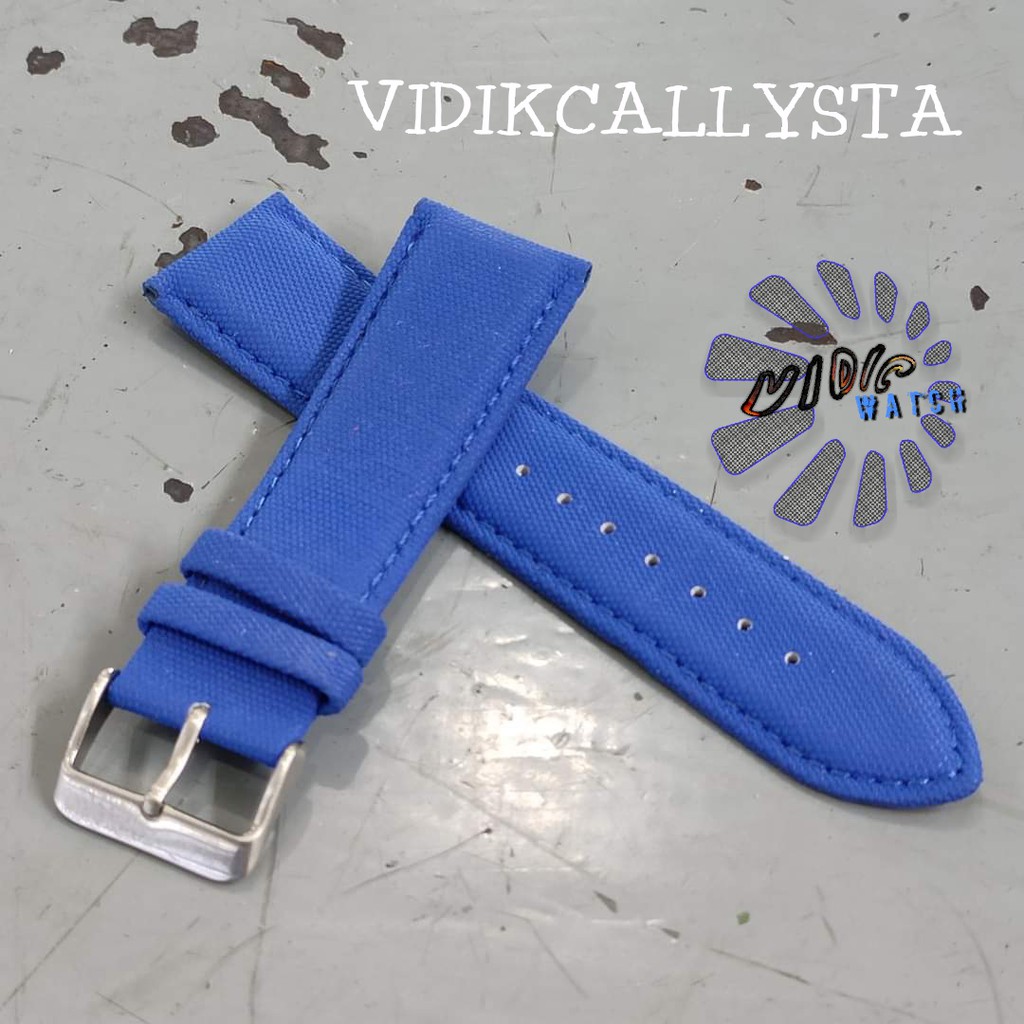 AT1005 TALI JAM TANGAN STRAP ARLOJI KULIT CANVAS 20MM 22MM 24MM PREMIUM ORIGINAL 20 22 24