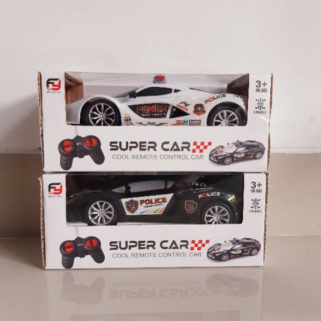 Mainan Rc Car Sedan Police - Mobil Remote Control Polisi Anak Edukatif