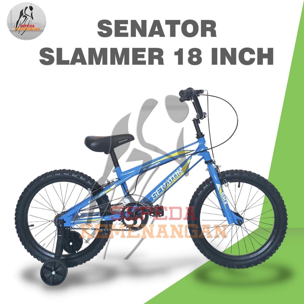 SEPEDA BMX SENATOR SLAMMER UKURAN 18 INCH-BLUE / BIRU