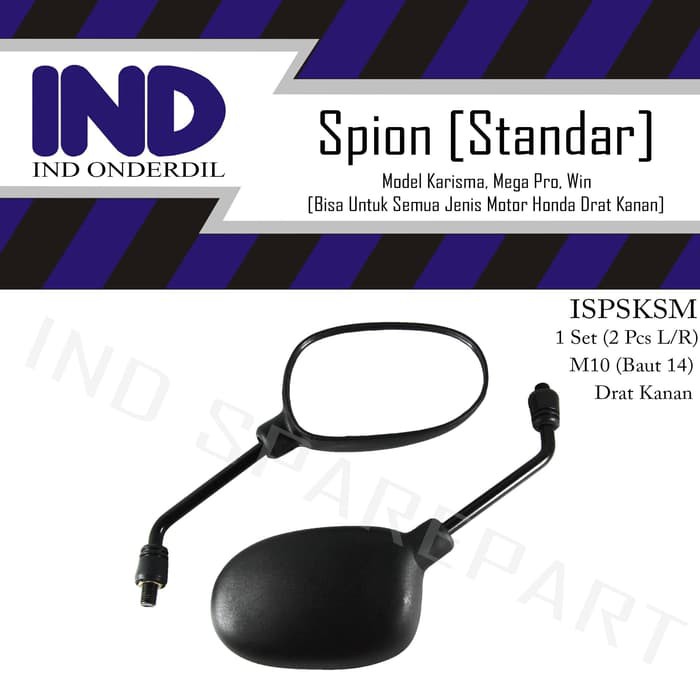 Promo Spion-Kaca Kiri-Kanan Standar-Standart Set Win/GL Pro-Max-100/Neotech Diskon