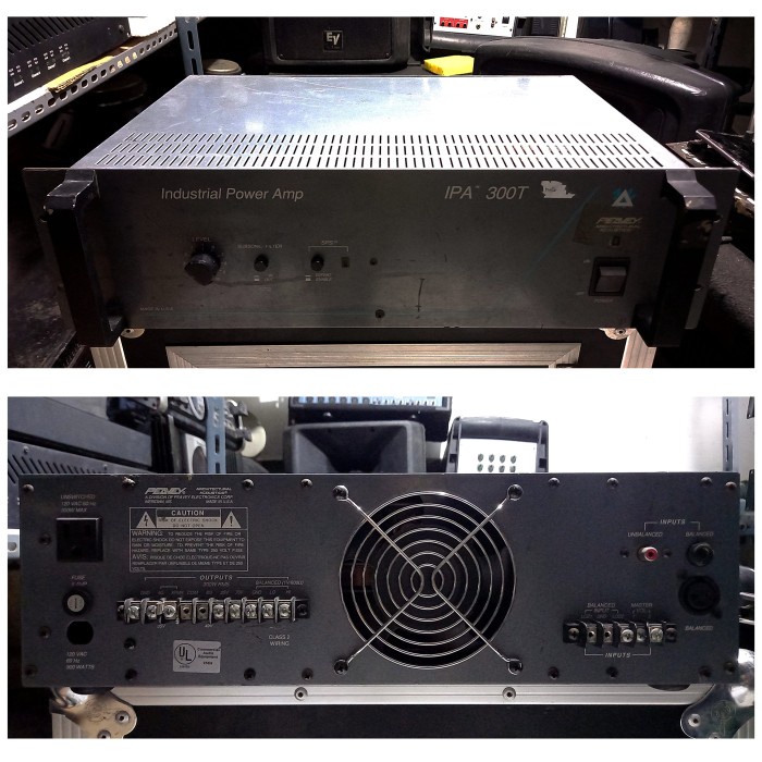 Peavey IPA 300T Industrial Power Amplifier Sound System Impor Bekas