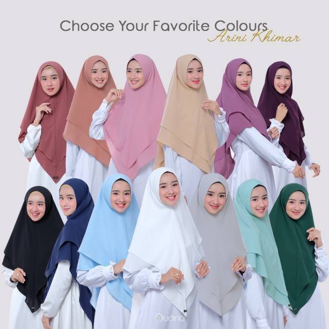 KHIMAR ARINI SIZE L &amp; XL ||  BY AUDINA