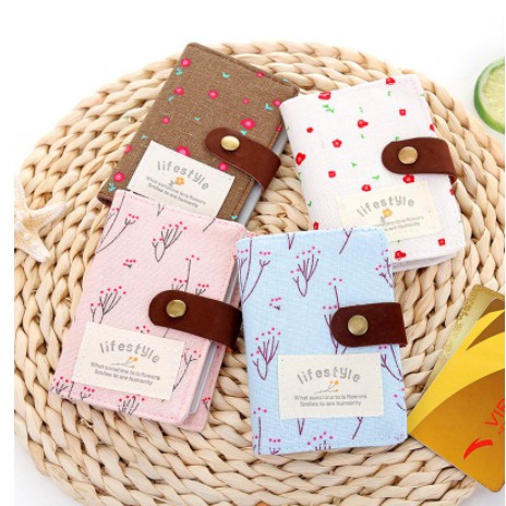 RSgalery - Dompet Kartu Canvas Dompet Wanita Simple Import