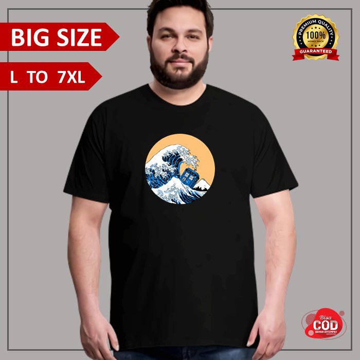 Kaos Bigsize Pria Tshirt Jumbo Laki Laki Atasan Lengan Pendek Cowok Oversize High Quality Size L-7XL