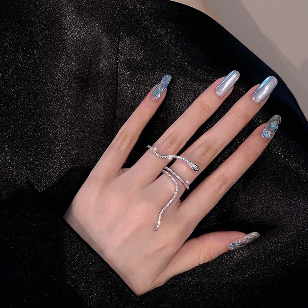 Needway Cincin Terbuka Keren Wanita Kepribadian Gadis Perhiasan Fashion