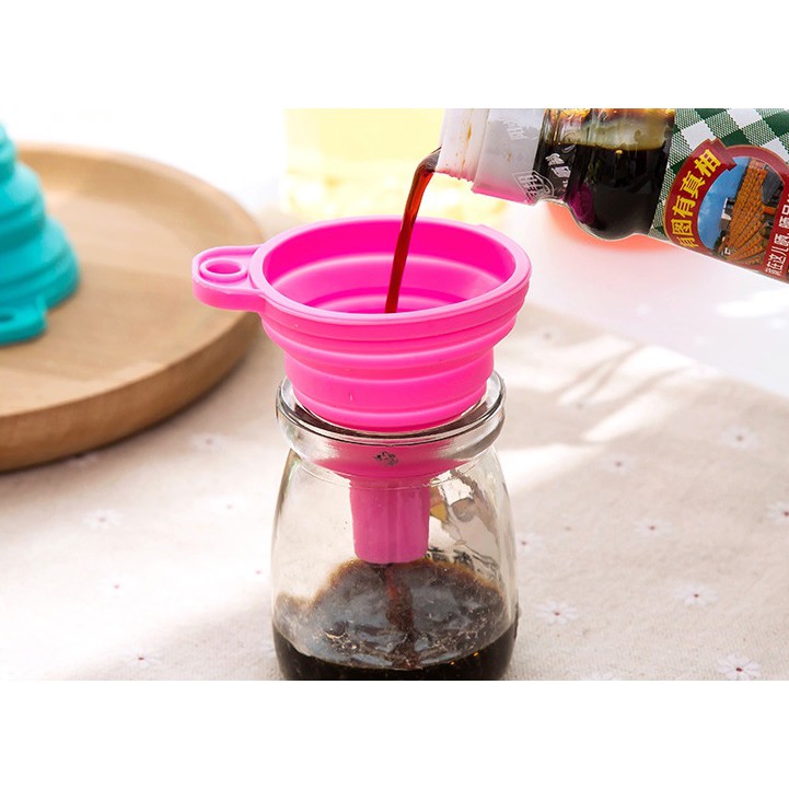 Corong air minyak kecap silicone flexible serbaguna