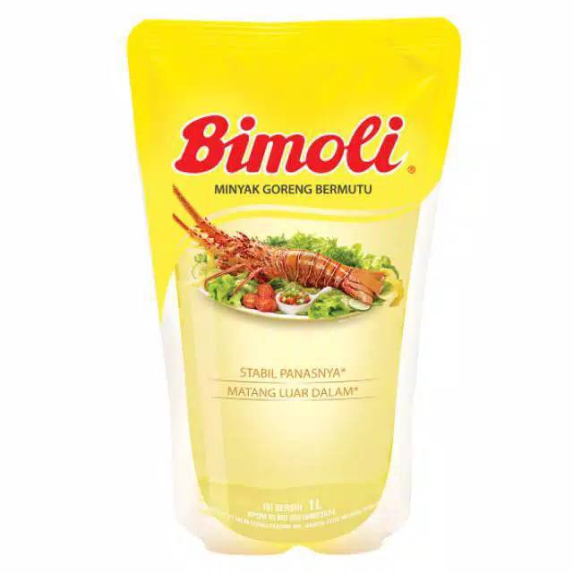 Minyak goreng Bimoli rose brand sania 1liter kemasan pouch bahan masak makanan sania tawon filma