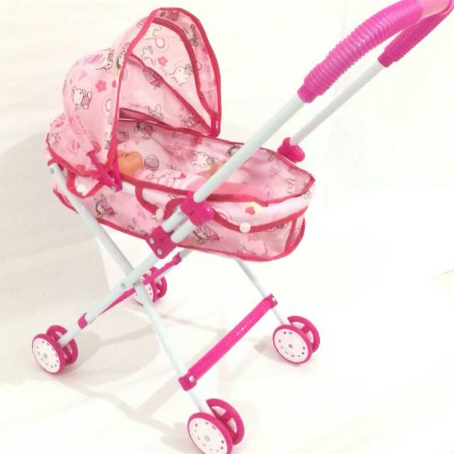 STROLLER BESI + BONEKA SUARA