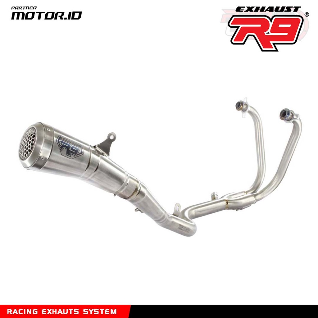 KNALPOT R9 GP SERIES SS KAWASAKI NINJA 250 FI (STAINLESS STEEL)