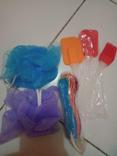 178 - Busa Mandi Sikat Gosok Pembersih Badan Shower Foam Bath