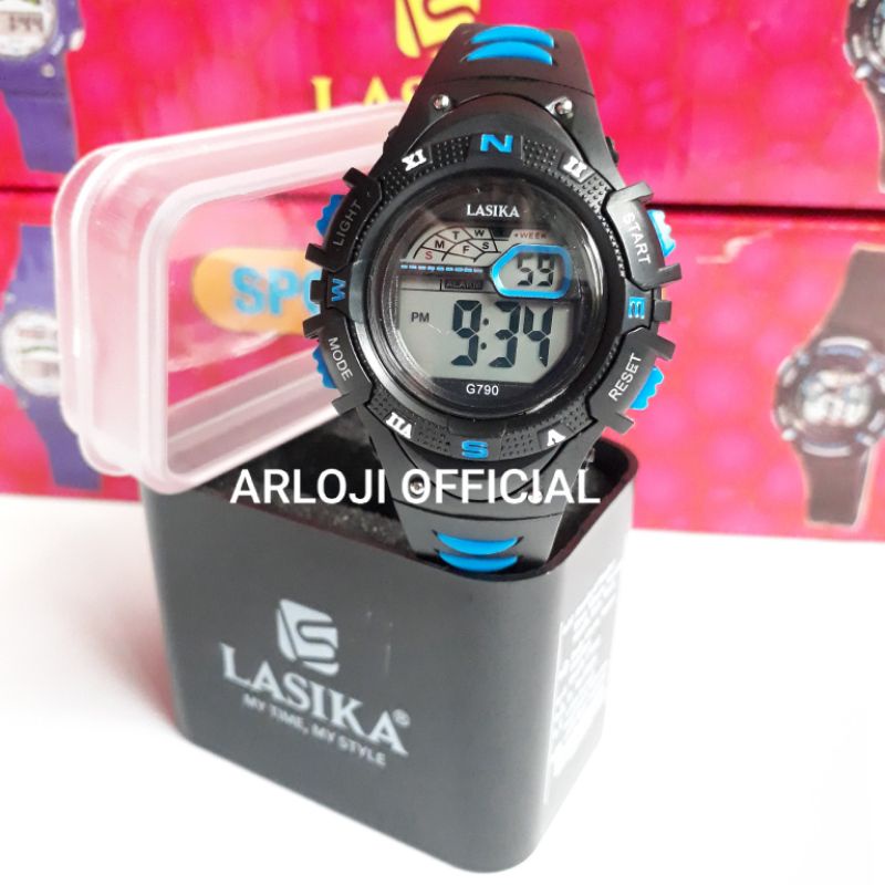 Jam tangan LASIKA ada Box original anak/ remaja bisa buat berenang