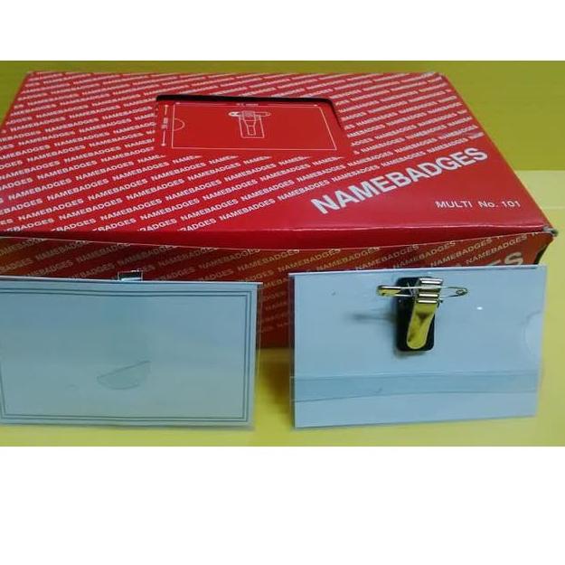 

Miliki - PACK Name Tag Multi / Tanda Peserta Peniti Plastik ✔