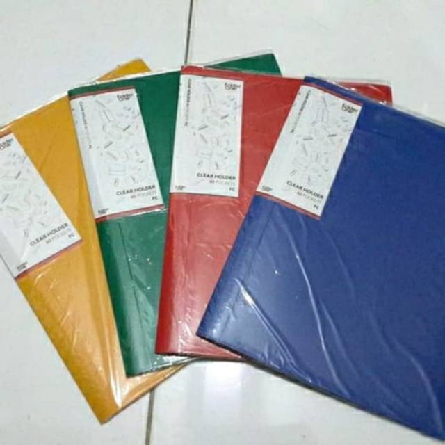 

MAP CLEAR HOLDER F4 FOLDER ONE ( FELIX ) / MAP PLASTIK WARNA ISI 20/40/60 LEMBAR PLASTIK