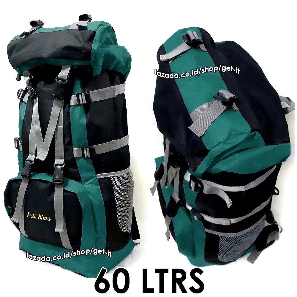 Carrir Gunung 60 Liter Tas Ransel Pria Jumbo Mudik Travel Bag Hiking Elbrus Palermo