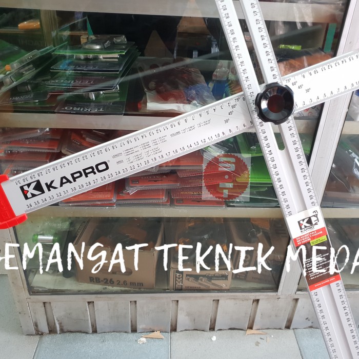 317 KAPRO ADJUSTABLE T SQUARE PENGGARIS SIKU SUDUT METERAN 120cm KAPRO