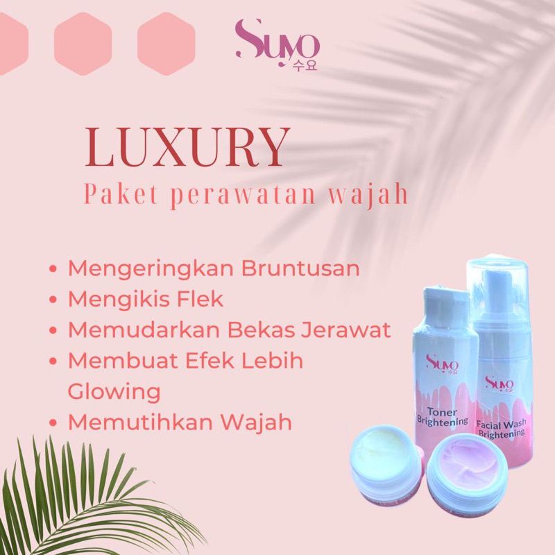SUYO cream wajah paket luxury