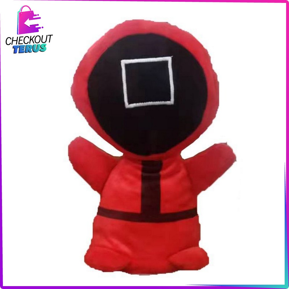 CT M208 Boneka Squid Game Goyang dan Bisa Bicara Rekam Suara Boneka Menari Joget Putar Ada Lampu Musik Boneka Mainan